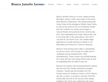 Tablet Screenshot of biancajamotte.com